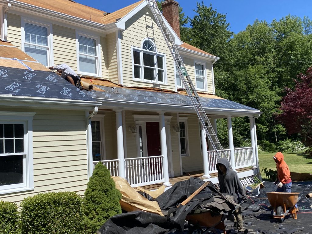 Able Roofing residential roof project in Connecticut