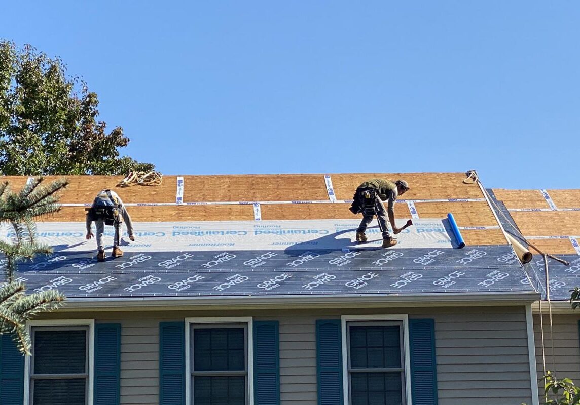 Able Roofing inspection of a residential roofing system
