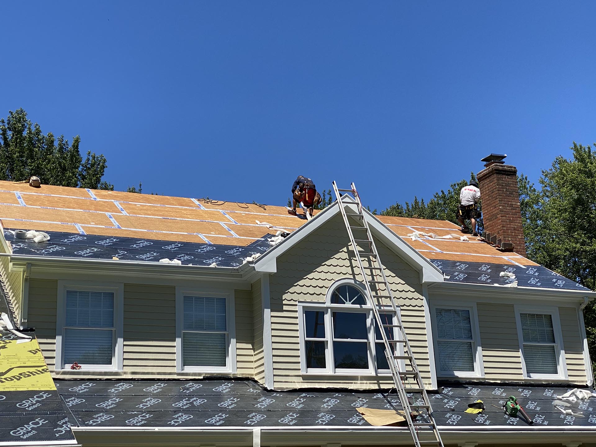 Able Roofing inspection of a residential roofing system
